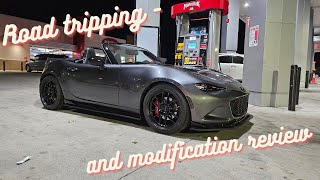 Project ND  Road tripping my modified ND Miata and parts review [upl. by Anav828]