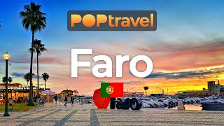 FARO Portugal 🇵🇹  Sunset Walk  4K HDR [upl. by Eitak473]