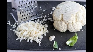 The Easy and Inexpensive Way to make Cauliflower Rice with Veggies no kitchen required [upl. by Ilyak]