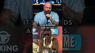 Why KSI wants 6 rounds vs Tommy Fury… [upl. by Alisia]