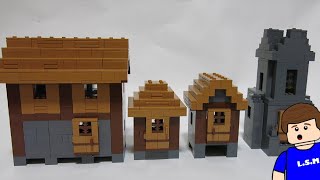 How to build a lego Minecraft 114 village [upl. by Radborne]