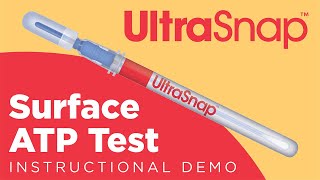 UltraSnap™ Surface ATP Test for Environmental Monitoring [upl. by Auqinat484]