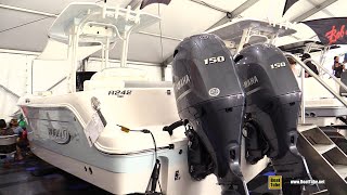 2021 Robalo R242 Center Console Walkaround Tour  2020 Fort Lauderdale Boat Show [upl. by Ahsilrak]