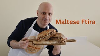 How to Make Maltese Ftira  Traditional Sourdough Flatbread Recipe  Ħobż biżżejt [upl. by Rachaba693]