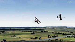 Rise of Flight  DVII vs Sopwith Triplane [upl. by Yesnnyl]