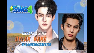 💖THESIMS4 quotCreate a Sims Ref  Dylan Wang💖  By  aimeesimscreator [upl. by Geoff]