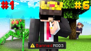 I Tried EVERY ILLEGAL BANNED Mod in Minecraft [upl. by Cannice]