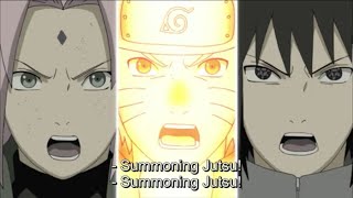 Naruto Sasuke and Sakura Summoning Jutsu │New Three Way Deadlock │Narutos Friends Strongest Jutsu [upl. by Arima]