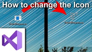 Visual Studio  How to change the Icon of an exe file in Visual Studio 2019 2021 C etc [upl. by Eislehc]