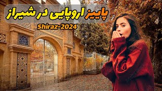 Shiraz Eream St  خیابان اروپایی شیراز در شب های پاییز [upl. by Aelsel690]