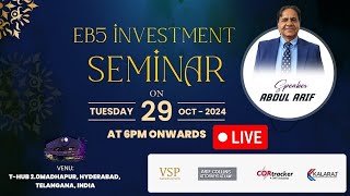 VSP Capital Exclusive seminar on EB5 investment [upl. by Laleb]