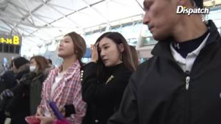 160129 SNSD  Incheon Airport to Thailand [upl. by Amadeo]