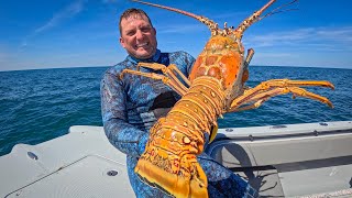 The Biggest Lobster Ive EVER SEEN Catch Clean Cook Whole Roasted Lobster [upl. by Siocnarf]