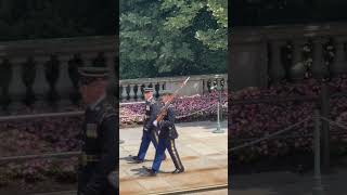 Changing of the Guards at the Tomb of the Unknown Soldier [upl. by Rimidalv]