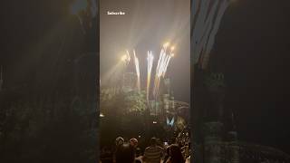 Hogwarts Castle Light Show shorts harrypotter hogwarts universalstudioshollywood themepark [upl. by Dmitri]