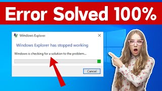 How To Fix Windows Explorer Has Stopped Working In Windows 7  8  10  11  Fix Has Stopped Working [upl. by Ramey]