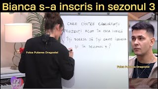 Bianca sa inscris pentru sezonul 3 Casa Iubirii Despartire de ionut  Casa Iubirii 13 ianuarie [upl. by Crispas790]