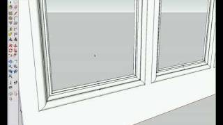 Sketchup on Wainscoting part 2 [upl. by Nitsyrc987]