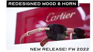 The Best EVER Cartier Frames NEW Wood amp Buffalo Horn Glasses  Sunglasses 2022 [upl. by Cuttler]