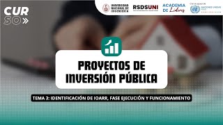 🔴EnVivo  Proyectos de inversión pública  Tema 3 IOARR fase ejecución y funcionamiento  ADL [upl. by Berger71]