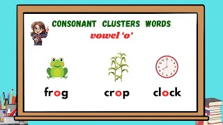 Learning Consonant Clusters with Vowel O  Learn to Read  Reading Made Easy [upl. by Aleyam]