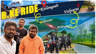 Kollengode  Thrissur  Athirapally falls  Valparai  Bike ride  Reserved forest road [upl. by Shipp658]