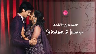 Tamil Brahmin Wedding Teaser  Srivatsan 💞 Iswarya  DLM Photography [upl. by Bithia]