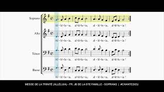 Messe de la Trinité Alléluia  Soprano [upl. by Wauters194]