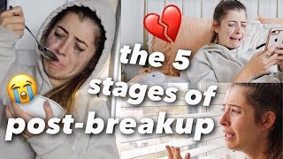 The 5 Stages of PostBreakup [upl. by Bocyaj]