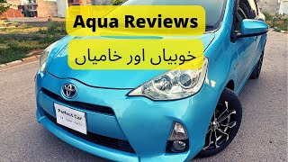 Toyota Aqua Reviews  Aqua Features  Aqua Advantages and Disadvantages  Toyota Aqua Fuel Average [upl. by Oakley]