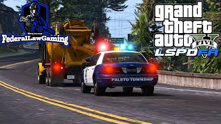 GTA V  LSPDFR Episode 376  Stolen Cement Truck [upl. by Berkshire648]