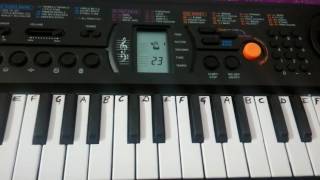 Goriya Chand ke Anjoriya nayan On KeyboardHarmoniumBhojpuri SongEasy Notes for Beginners [upl. by Cahan462]