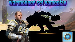 SHADOW FIGHT 2 WARMONGER SET GAMEPLAY VS LYNX FROM SHADES [upl. by Oicanata330]