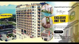 Exclusive Unit Tour at Megaworld Capital Town Pampanga [upl. by Idnahc]