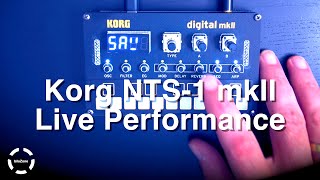 Korg NTS1 mkII Live Performance [upl. by Nnagrom]