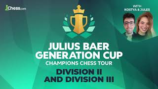 Caruana Vidit So amp more  Julius Baer Generation Cup 2024 Div II amp III [upl. by Aniz]