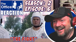 The Reaction of quotThe Fightquot Episode of The Office Season 2 Episode 6 [upl. by Gram]