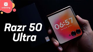 Motorola Razr 50 Ultra  Unboxing [upl. by Ahsuoj772]