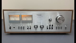 Technics SU7700 Vintage Amplifier  Demo video after repair amp restoration [upl. by Aruol]