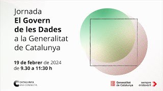 Jornada El Govern de les Dades a la Generalitat de Catalunya [upl. by Eillil]