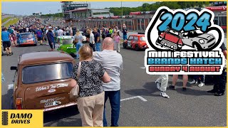 Mini festival 2024 at Brands Hatch  The ultimate Mini Show EVER [upl. by Hakilam]