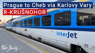 TRIP REPORT  ČD InterJet  RKrušnohor Prague to Cheb via Karlovy Vary  1st class [upl. by Aniela56]