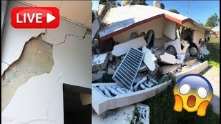 TERREMOTO EN VIVO  LIVE EARTHQUAKE In Puerto Rico AGAIN 54 [upl. by Htelimay654]