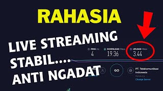 RAHASIA AGAR LIVE STREAMING YOUTUBE LANCAR DAN STABIL [upl. by Rik]