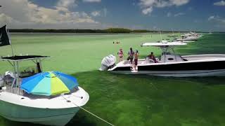 grassy key marathon sandbar florida keys drone [upl. by Patience]