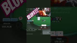 Bluff com 22 😅😅nl25 cash poker cashgame pokerstars onlinepoker casino pokerplayer bluffs [upl. by Rice]