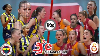 Fenerbahçe Vs Galatasaray Daikin Volleyball Highlights Womens Sultanlar Ligi 29102024 [upl. by Neyud]