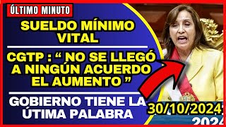 No llegaron a ACUERDO para aumento de Sueldo mínimo vital [upl. by Tema]