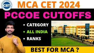 PCCOE Pune MCA CET Cutoffs 2024  Pimpri Chinchwad College of Engineering Mca Cutoffs 2024 [upl. by Hopper]