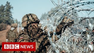 BelarusPoland border row escalates  BBC News [upl. by Bonnibelle695]